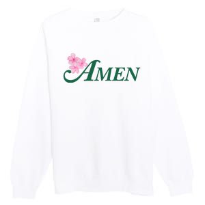 Masters Golf Inspired Tournament Premium Crewneck Sweatshirt