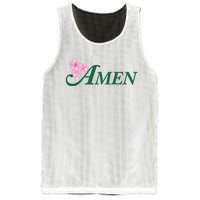 Masters Golf Inspired Tournament Mesh Reversible Basketball Jersey Tank