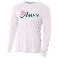 Masters Golf Inspired Tournament Cooling Performance Long Sleeve Crew