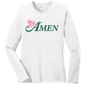 Masters Golf Inspired Tournament Ladies Long Sleeve Shirt