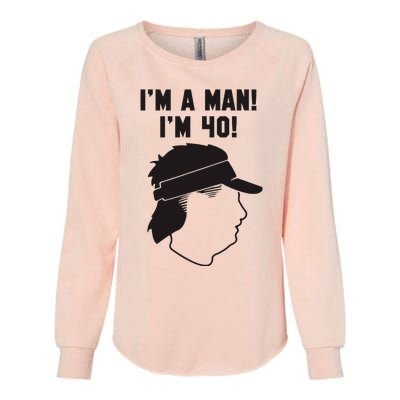 Mike Gundy IM A Man! IM 40! Womens California Wash Sweatshirt