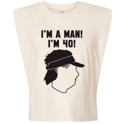 Mike Gundy IM A Man! IM 40! Garment-Dyed Women's Muscle Tee