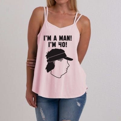 Mike Gundy IM A Man! IM 40! Women's Strappy Tank