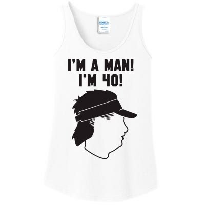 Mike Gundy IM A Man! IM 40! Ladies Essential Tank