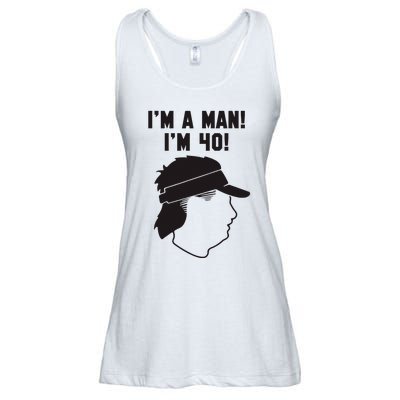 Mike Gundy IM A Man! IM 40! Ladies Essential Flowy Tank