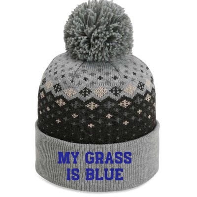 My Grass Is Blue The Baniff Cuffed Pom Beanie