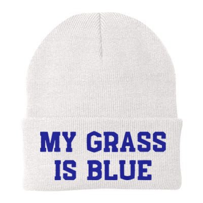 My Grass Is Blue Knit Cap Winter Beanie