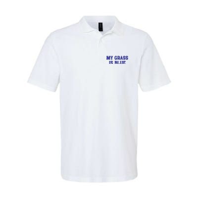 My Grass Is Blue Softstyle Adult Sport Polo