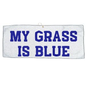 My Grass Is Blue Large Microfiber Waffle Golf Towel