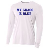 My Grass Is Blue Cooling Performance Long Sleeve Crew