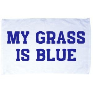 My Grass Is Blue Microfiber Hand Towel