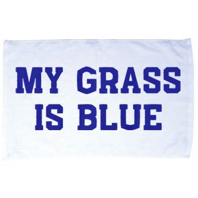 My Grass Is Blue Microfiber Hand Towel