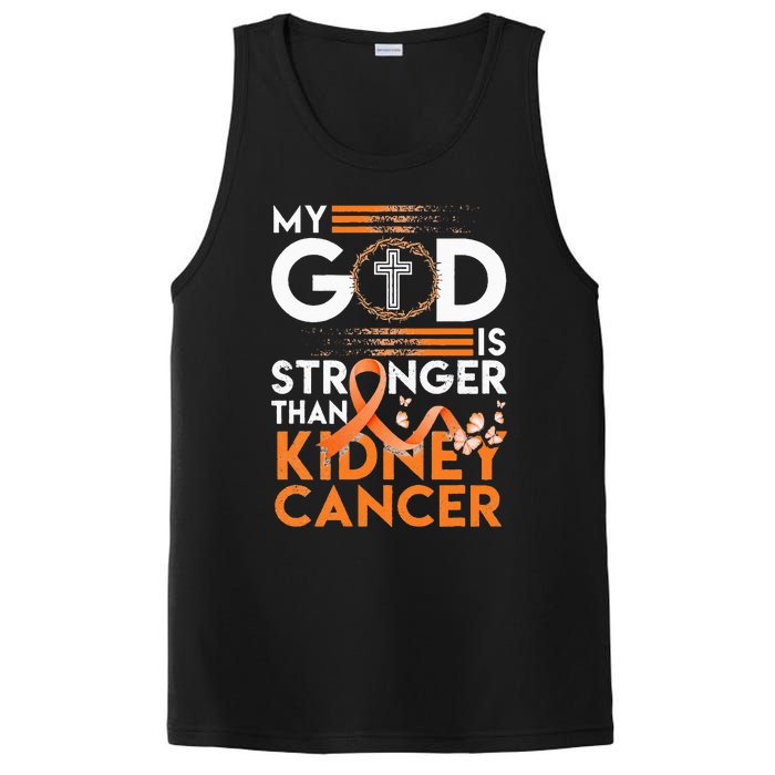 My God Is Stronger Than Kidney Cancer Awareness PosiCharge Competitor Tank