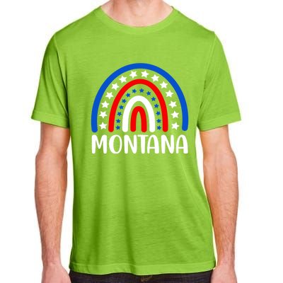 Montana Gift I Love Montana Usa Funny Gift Adult ChromaSoft Performance T-Shirt