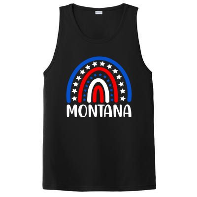 Montana Gift I Love Montana Usa Funny Gift PosiCharge Competitor Tank