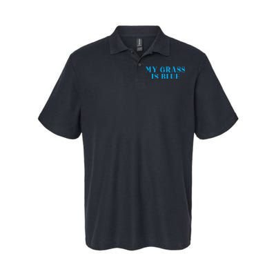 My Grass Is Blue Softstyle Adult Sport Polo