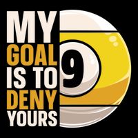 My Goal Is To Deny Yours Pool Billiard Snooker Great Gift Sustainable Bucket Hat