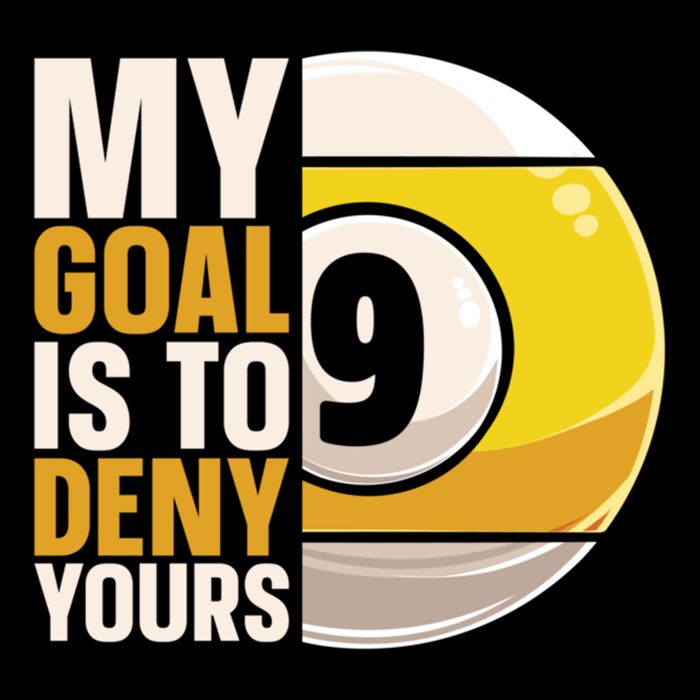 My Goal Is To Deny Yours Pool Billiard Snooker Great Gift Sustainable Bucket Hat