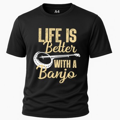 My Grass is Blue Retro Rocky Mountain Banjo Bluegrass Performance Shirt