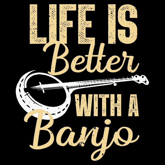 My Grass is Blue Retro Rocky Mountain Banjo Bluegrass Apron