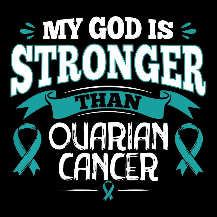 My God Is Stronger Than Ouarian Cancer Backpack