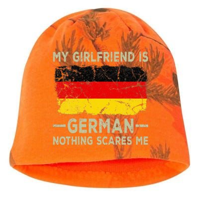 My Girlfriend Is German Nothing Scares Me Kati - Camo Knit Beanie