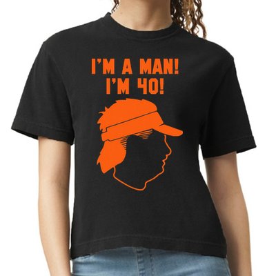 Mike Gundy IM A Man! IM 40! Comfort Colors Boxy T-Shirt