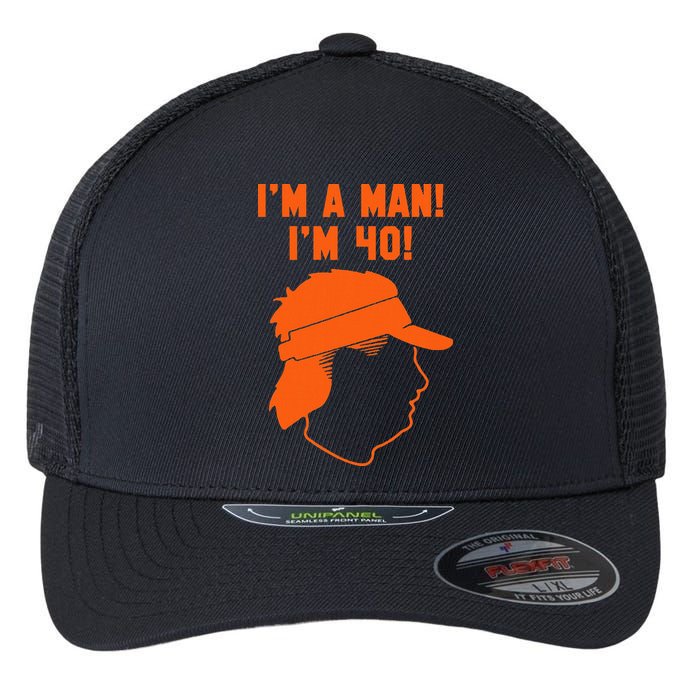 Mike Gundy IM A Man! IM 40! Flexfit Unipanel Trucker Cap