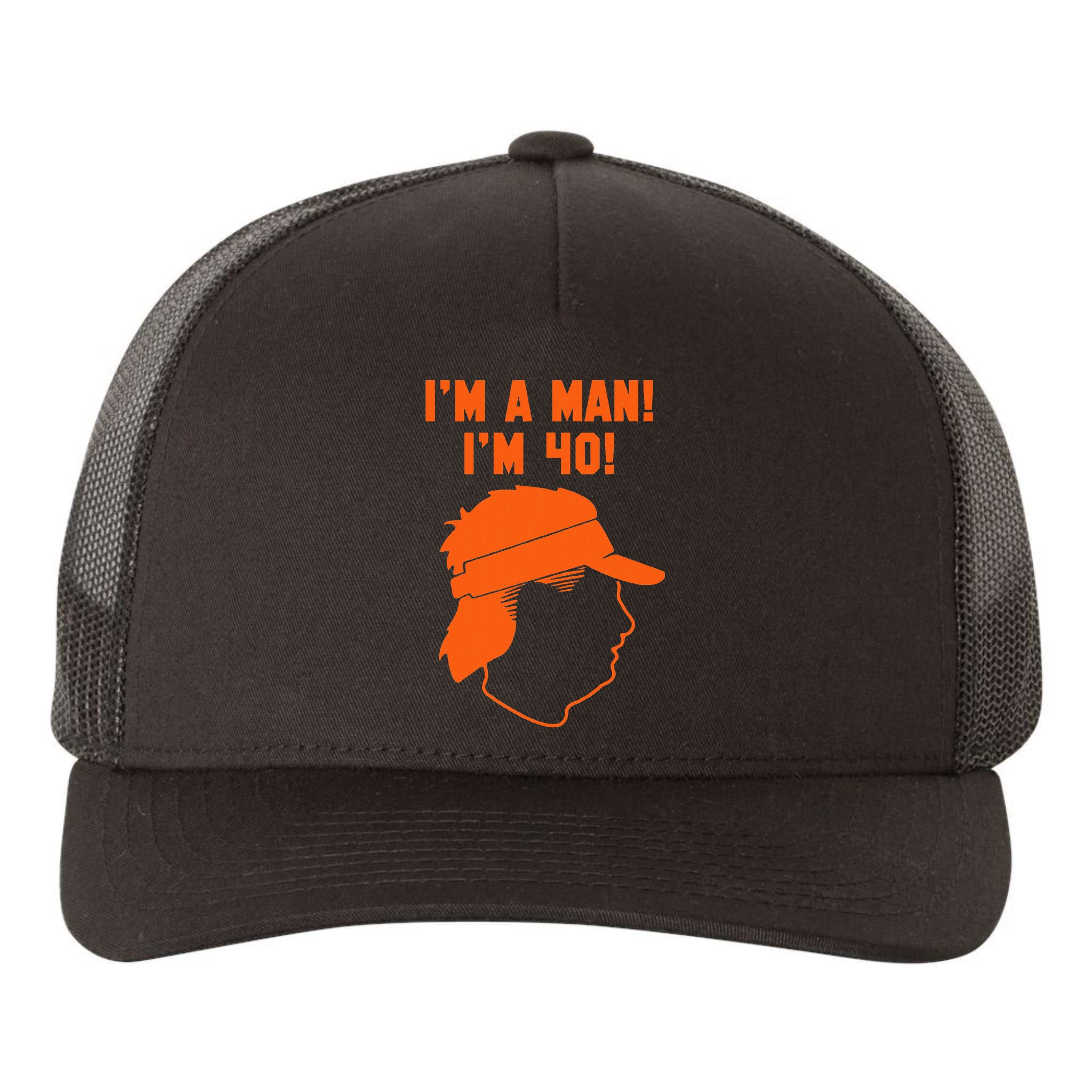 Mike Gundy IM A Man! IM 40! Yupoong Adult 5-Panel Trucker Hat