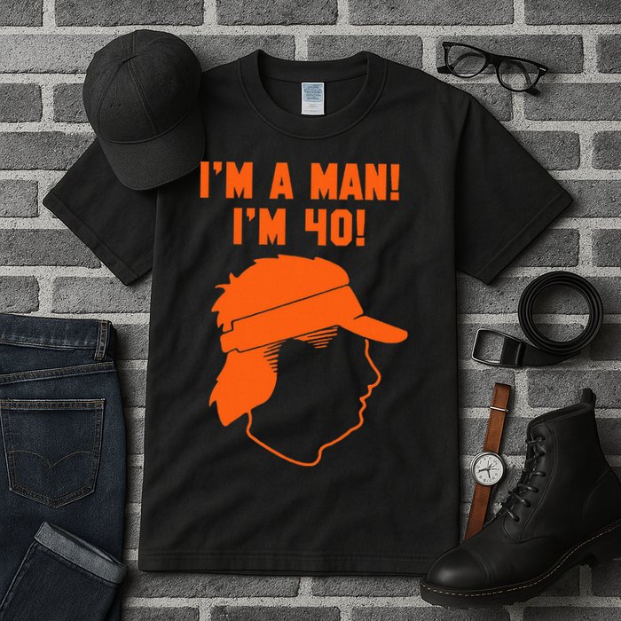 Mike Gundy IM A Man! IM 40! Tall T-Shirt