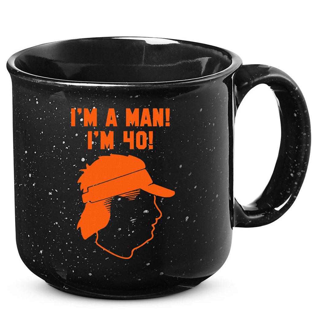 Mike Gundy IM A Man! IM 40! 15oz Campfire Ceramic Mug