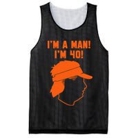 Mike Gundy IM A Man! IM 40! Mesh Reversible Basketball Jersey Tank