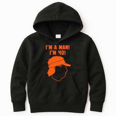 Mike Gundy IM A Man! IM 40! Kids Hoodie