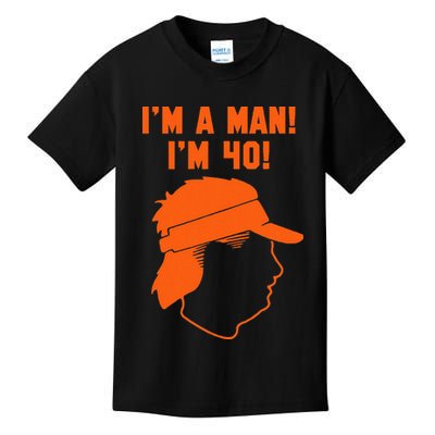 Mike Gundy IM A Man! IM 40! Kids T-Shirt