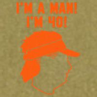 Mike Gundy IM A Man! IM 40! Garment-Dyed Women's Muscle Tee
