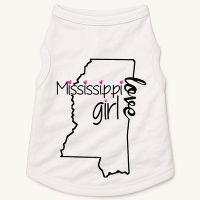 Mississippi Girl I Love Mississippi Home Doggie Tank