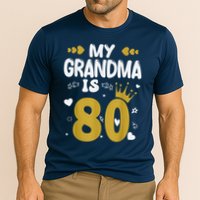 My Grandma Is 80 Toddler Grandma 80th Birthday Cooling Performance Crew T-Shirt