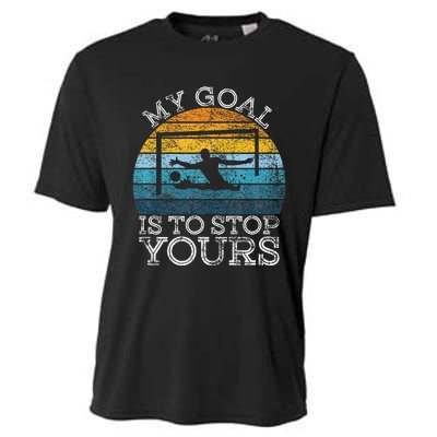 My Goal Is To Stop Yours Water Polo Goalie Goal Net Keeper Cooling Performance Crew T-Shirt