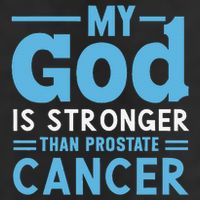 My God Is Stronger Than Prostate Cancer Adult Drive Performance Visor