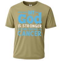 My God Is Stronger Than Prostate Cancer Cooling Performance Crew T-Shirt