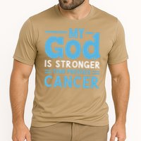 My God Is Stronger Than Prostate Cancer Cooling Performance Crew T-Shirt