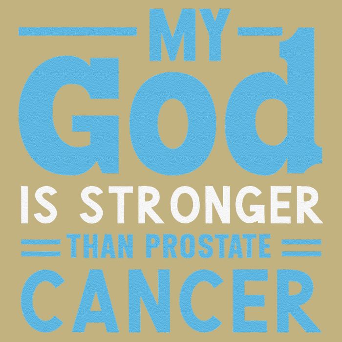 My God Is Stronger Than Prostate Cancer Button
