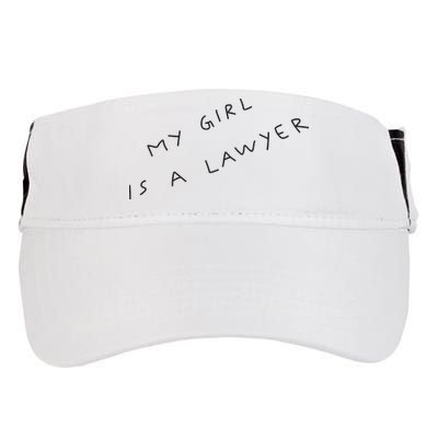 My Girl Is A Lawyer Tattoo For Girlfriends Adult Drive Performance Visor
