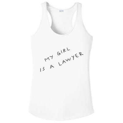 My Girl Is A Lawyer Tattoo For Girlfriends Ladies PosiCharge Competitor Racerback Tank