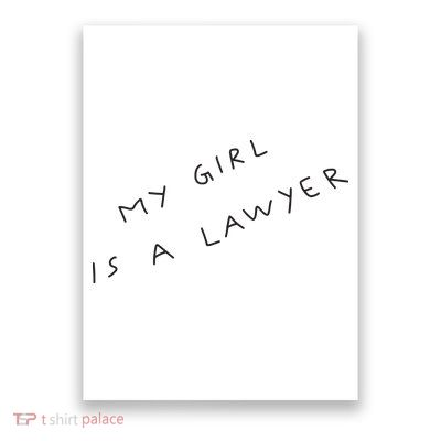 My Girl Is A Lawyer Tattoo For Girlfriends Poster