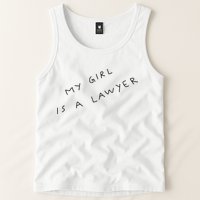 My Girl Is A Lawyer Tattoo For Girlfriends Tank Top