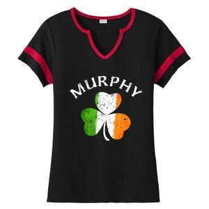 Murphy Gift Irish Family Name St Patricks Day Great Gift Ladies Halftime Notch Neck Tee