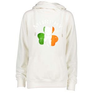 Murphy Gift Irish Family Name St Patricks Day Great Gift Womens Funnel Neck Pullover Hood