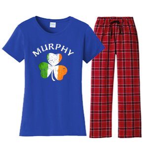 Murphy Gift Irish Family Name St Patricks Day Great Gift Women's Flannel Pajama Set