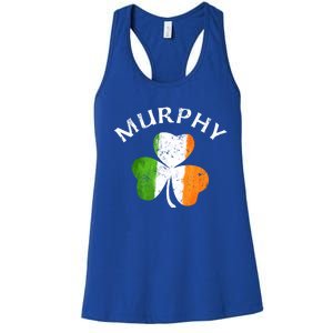 Murphy Gift Irish Family Name St Patricks Day Great Gift Women's Racerback Tank